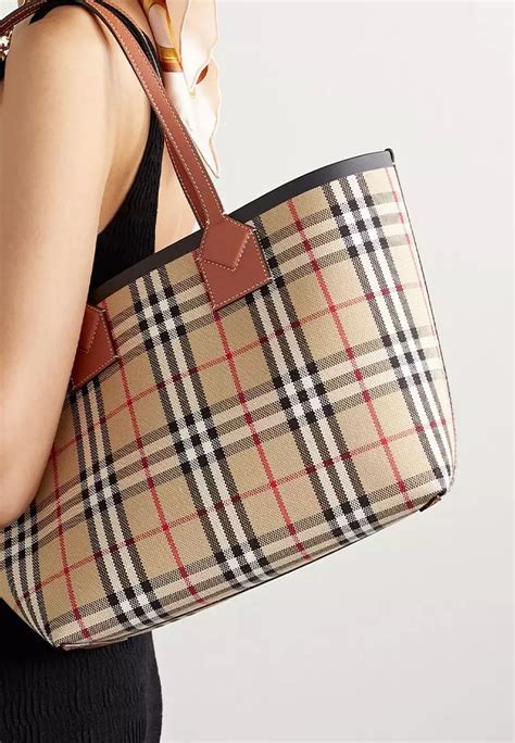 burberry london small banner bag|burberry small london tote bag.